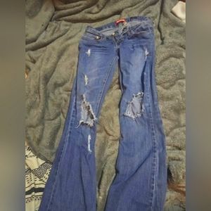 Union bay size 7 flair jeans